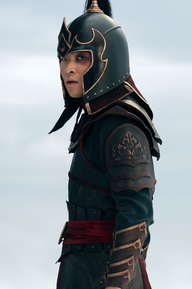 Avatar: The Last Airbender. Dallas Liu as Prince Zuko in episode 101 of Avatar: The Last Airbender.