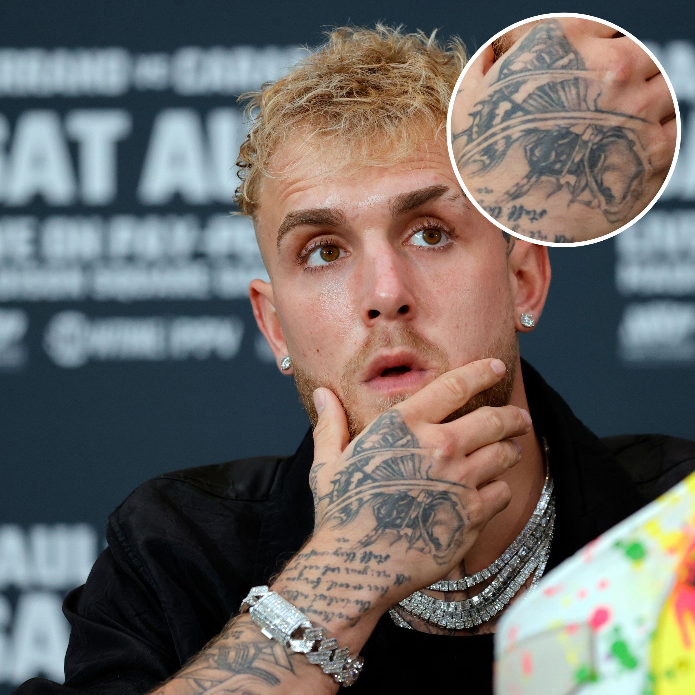 Jake Paul explains loophole Tyron Woodley found with his tattoo and wont  commit to rematch insisting he wants to become a boxing world champion   talkSPORT
