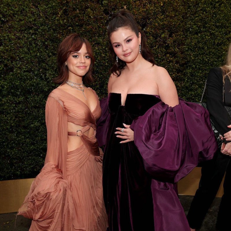 Are Jenna Ortega and Selena Gomez Friends? The Disney Alum Posed Together at the 2023 Golden Globes