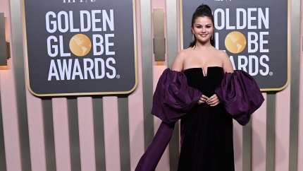 Selena Gomez Looked Like a 'Rare Beauty' At the 2023 Golden Globes: See Photos