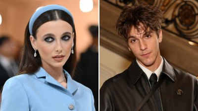 Emma Chamberlain slays Vanity Fair's Oscars party with boyfriend Role Model