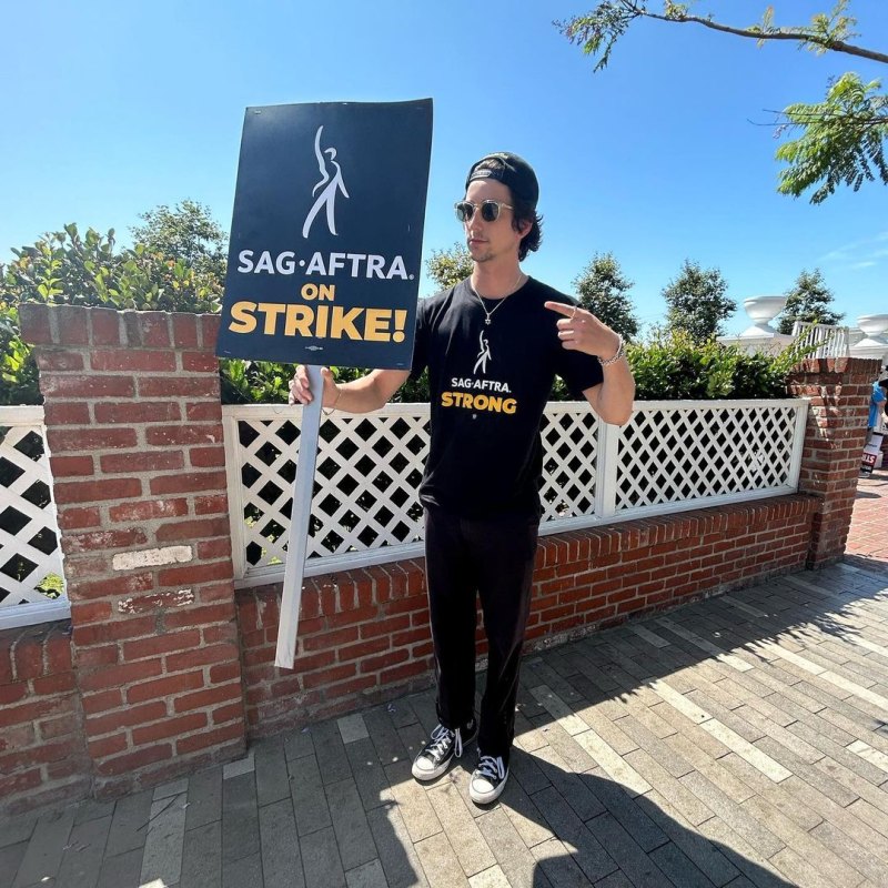 Young Hollywood Stars Join the SAG-AFTRA Strike Picket Line: Photos