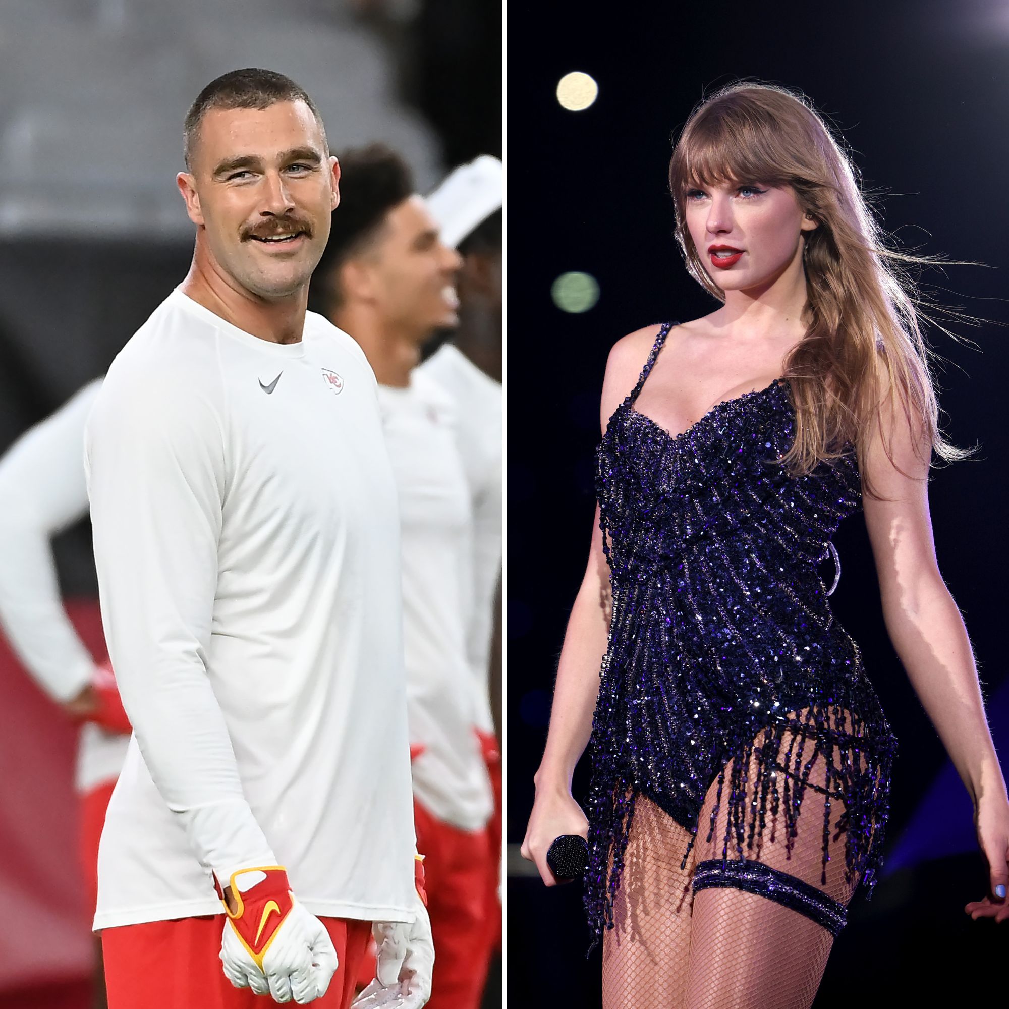Taylor Swift and Travis Kelce photographed holding hands for the