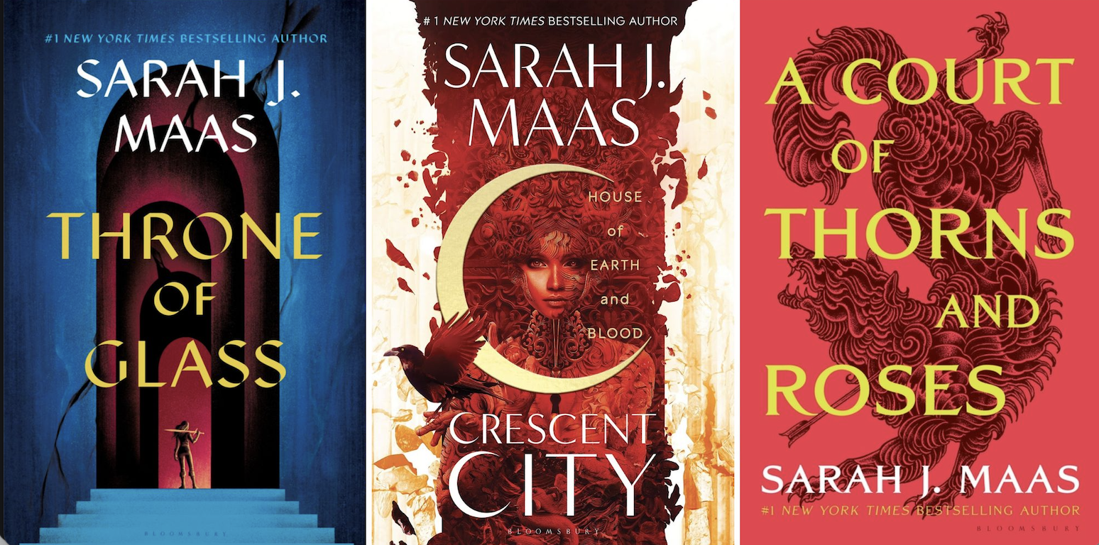 sarah j maas books acotar crescent city throne of glass